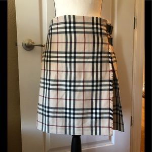 Burberry Wrap-Around Skirt